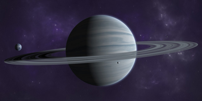 Обои картинки фото космос, сатурн, планеты, звезды, вселенная