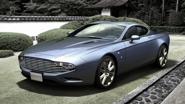Обои картинки фото zagato aston martin dbs coupe centennial 2013, автомобили, zagato, aston, martin, dbs, coupe, centennial, 2013