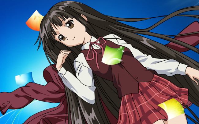 Обои картинки фото компьютеры, windows 7 , vienna, фон, взгляд, девушка