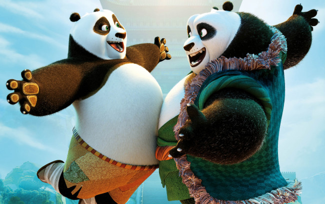 Обои картинки фото kung fu panda 3, мультфильмы, панда