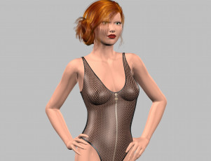 Картинка 3д+графика люди+ people фон взгляд девушка