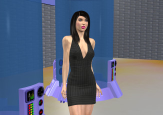 Картинка 3д+графика люди+ people фон взгляд девушка