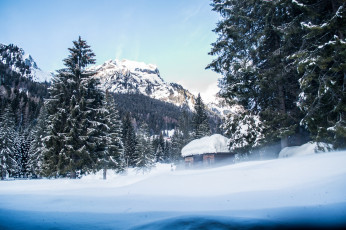 Картинка природа зима простор