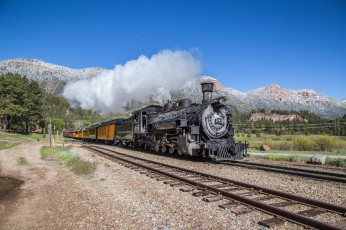 Картинка техника паровозы локомотив состав