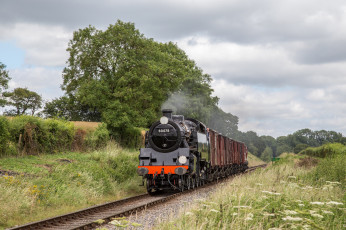 Картинка техника паровозы состав локомотив