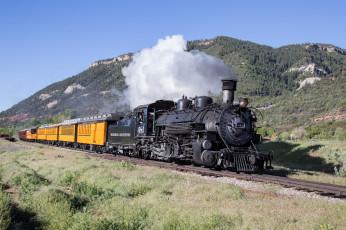 Картинка техника паровозы состав локомотив