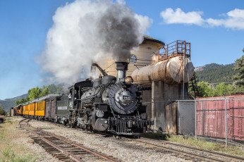 Картинка техника паровозы состав локомотив