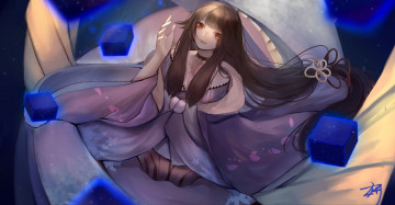 Картинка аниме магия +колдовство +halloween eternal night