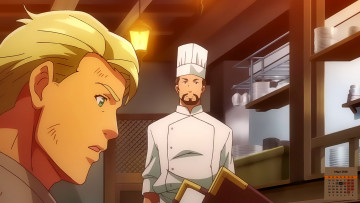 Картинка календари аниме 2018 мужчина повар взгляд