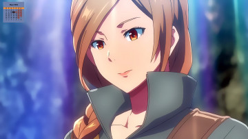 Картинка календари аниме девушка 2018 взгляд лицо