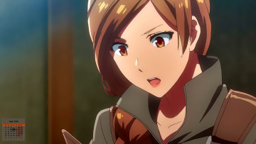 Картинка календари аниме лицо девушка 2018 взгляд