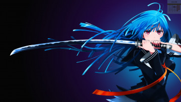 Картинка календари аниме оружие 2018 девушка взгляд