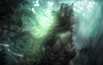 Картинка фэнтези девушки стрелы девушка