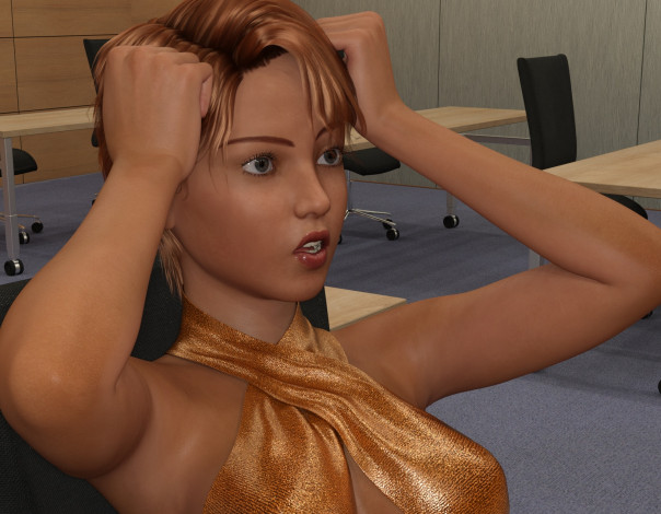 Обои картинки фото 3д графика, портрет , portraits, девушка, взгляд, фон