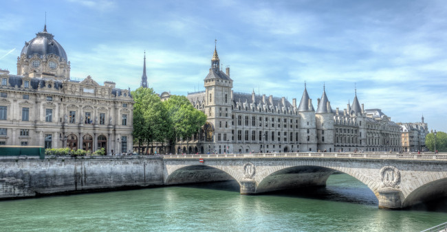 Обои картинки фото pont napolean, города, - мосты, мост, река