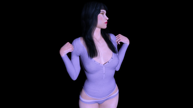 Обои картинки фото 3д графика, люди , people, фон, взгляд, девушка