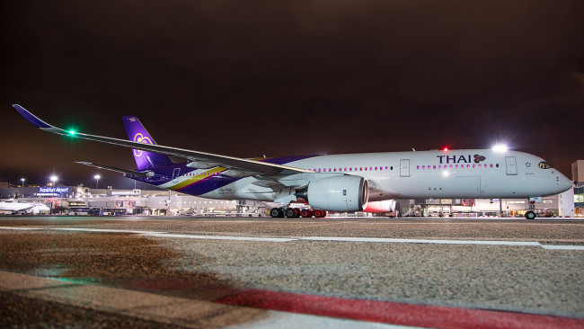 Обои картинки фото airbus a350-941, авиация, пассажирские самолёты, авиалайнер