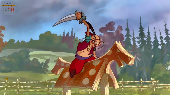 Обои картинки фото календари, кино,  мультфильмы, оружие, мужчина, 2018