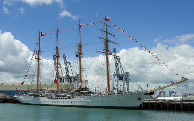 Обои картинки фото корабли, парусники, паруса, мачты