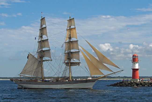 Обои картинки фото корабли, парусники, мачты, паруса