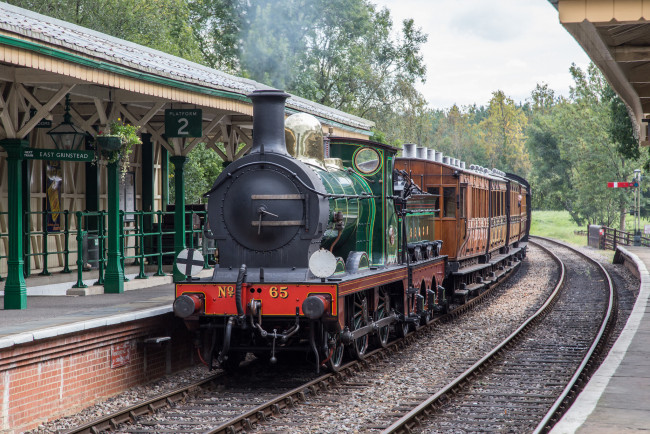 Обои картинки фото техника, паровозы, локомотив, состав