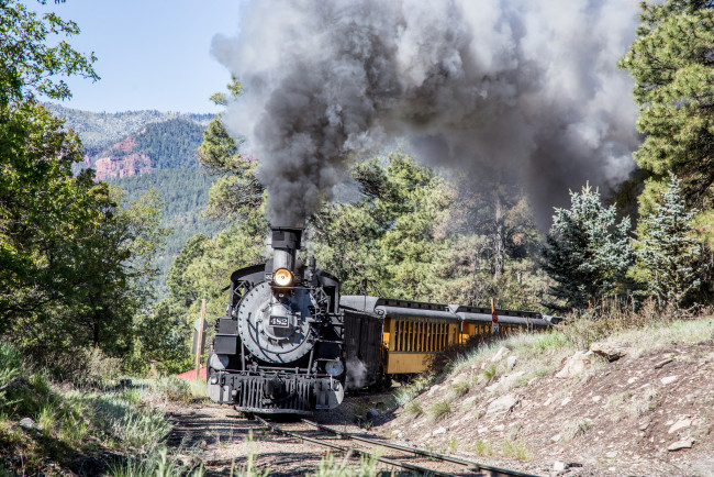 Обои картинки фото техника, паровозы, локомотив, состав