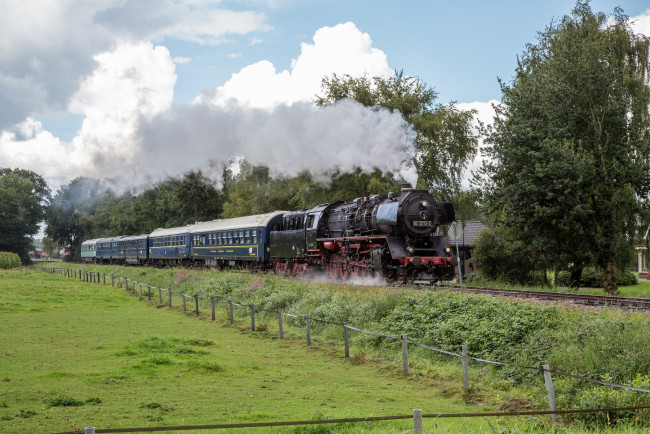 Обои картинки фото техника, паровозы, состав, локомотив