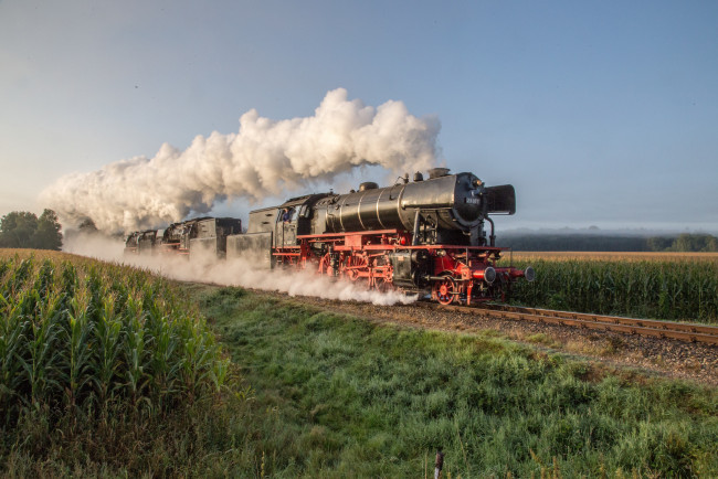 Обои картинки фото техника, паровозы, состав, локомотив