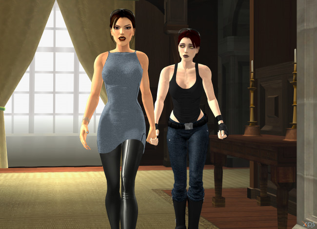 Обои картинки фото 3д графика, фантазия , fantasy, взгляд, девушки, фон