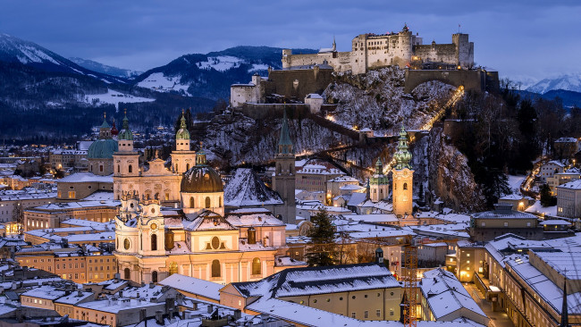 Обои картинки фото города, зальцбург , австрия, зальцбург