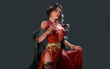 Картинка фэнтези девушки девушка бокал