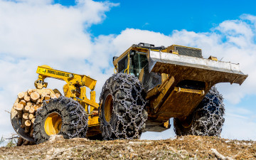 Картинка техника лесоповалочная+техника tigercat