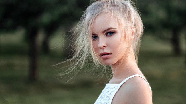 Обои картинки фото виктория пичкурова, девушки, блондинка, лицо