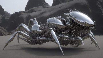 Картинка 3д+графика _science+fiction нейросети графика нейроарт ai art нейронные сети рисунки нейро искусство нейрографика graphics neuroart neural networks drawings neuro neurography created by dave высокотехнологичное существо