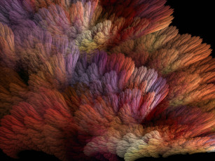 Картинка 3д графика fractal фракталы цвета фон узор