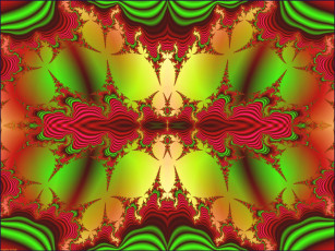 Картинка 3д графика fractal фракталы фон узор