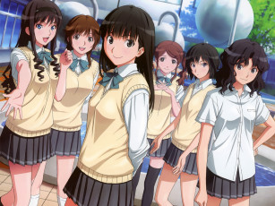 Картинка аниме amagami ss девушки