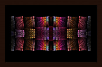 Картинка 3д графика fractal фракталы фон цвета узор