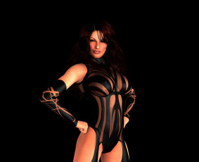 Картинка 3д+графика люди+ people девушка взгляд фон