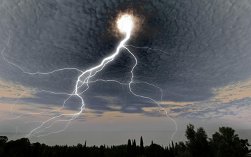 Картинка природа молния +гроза