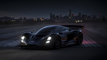 обоя 2021 czinger 21c, автомобили, -unsort, гиперкар, черный, американские, город, панорама