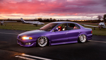 Картинка автомобили mitsubishi galant