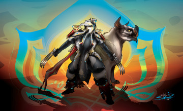 Картинка видео+игры warframe