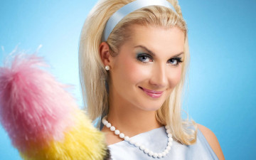 Картинка девушки -+лица +портреты блондинка лицо улыбка бусы пипидастр