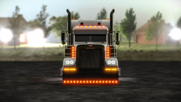 Картинка автомобили 3д peterbilt 389 truck