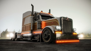 обоя автомобили, 3д, peterbilt, 389, truck