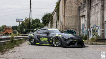 обоя автомобили, 3д, toyota, supra, pandem