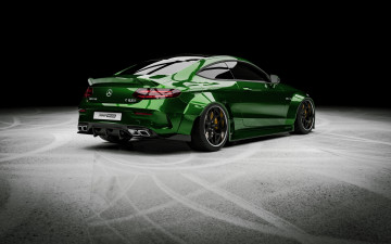 Картинка автомобили 3д mercedes benz c 63s amg widebody
