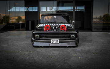 Картинка автомобили 3д chevrolet c10 widebody twin turbo
