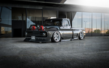 Картинка автомобили 3д chevrolet c10 widebody twin turbo